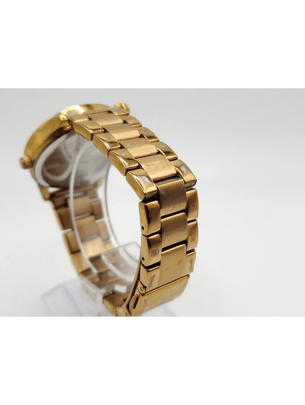 Redherring Quartz Watch New Battey Rose Gold Tone 34mm
